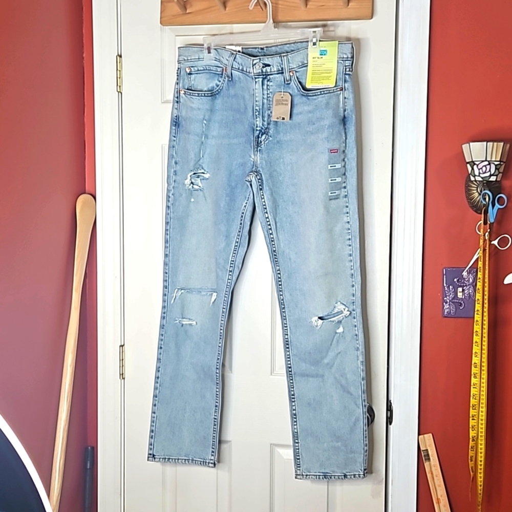 Levi's 511 Slim Blue Jeans Stretch 36x32